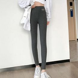 Women's Leggings Autumn Winter Plush Thickened High Waist Embroidered Women Wear Lamb Wool Warm Tight Pants