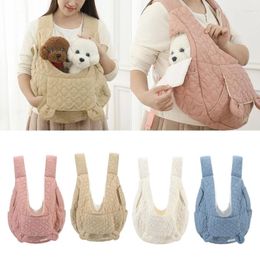 Dog Carrier Pet Bag Soft Big Capacity Handbag With Safety Strap