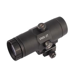 Tactical 3X Magnifed VMX3T Sight Hunting Rifle 3X Magnifier with Switch to Side QD Mount for Holographic Red Dot Scope2973990