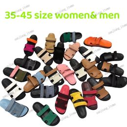 Techno Mini Stud Slippers Men hook loop strap flats slides sandals women's denim canvas mule casual loafer sneakers outdoor beach pool sport basketball slider flops