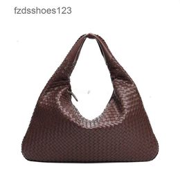 Bags Super Cowhide Leather Jodie Soft Designer Venetas Bag 2024 Large Woven Pure Hop Handmade Western Casual Underarm Bottgs Teen Handbag Hobo G0BY