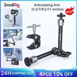 Accessories SmallRig 9.5 inch Articulating Rosette Arm 1/4" Threaded Screw For Sony for Canon DSLR Camera To Mount Cage Monitor 2066B