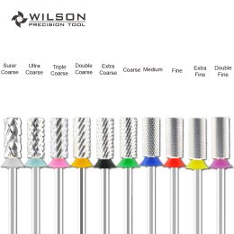 Bits WILSON Small Barrel Bits Nail Drill Bits Remove Gel Carbide Manicure Tool Hot Sale Free Shipping