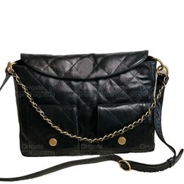 12A Quality Designer Shoulder Bags Classic Black Large Capacity Messenger Bags Top Metal Plus Outer Bags Embellishment Creative Design Women's Luxury Shoulder Bags.