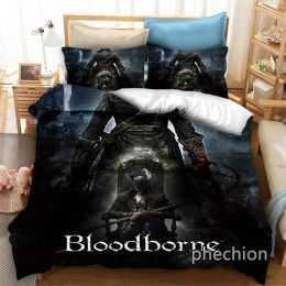 sets phechion Bloodborn 3D Print Bedding Set Duvet Covers Pillowcases One Piece Comforter Bedding Sets Bedclothes Bed K517