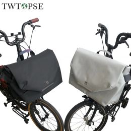 Accessories TWTOPSE Bike Bicycle City Messenger 2.0 S Bag For Brompton Folding Bike Bicycle 3SIXTY PIKES Fit 3 Holes DAHON Terns Laptop Bag