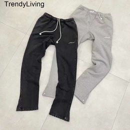 Nuovo designer 24ss pantaloni elastici della vita da donna da donna Lettera marca di moda pantaloni da uomo ricamato