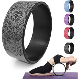 Dress Pattern Crescent Pattern Pilates Ring Fiess Roller Support Back Training Tool Home Gym Exercise Waist Equipment Yoga Wheel