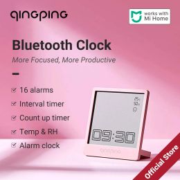 Clocks Qingping Bluetooth Clock, Interval Timer and Count Up Timer, Digital Desk Clock with Alarm Clock