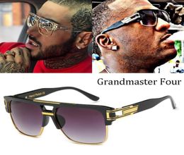 2020 Fashion Brand Design Sunglasses Gradient lens Men 18K Gold Vintage Large frame Retro Style Sun Glasses7661443