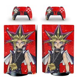 Stickers YuGiOh PS5 Disc Skin Sticker for Playstation 5 Console & 2 Controllers Decal Vinyl Protective Disc Skins