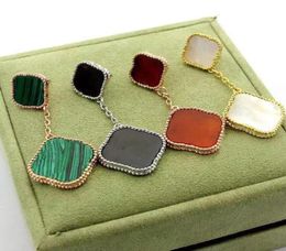 2022 fashion luxury clover designer stud earrings for women brand name leaf copper ear rings party wedding Jewellery gift2838857