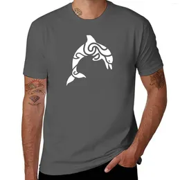 Men's Polos Tribal Dolphin T-Shirt Shirts Graphic Tees Cute Clothes T Shirt Men