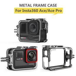 Accessories Metal Frame Case For Insta360 Ace Pro Metal Rabbit Cage Protective Case Utility Aluminum Frame For Insta360 Ace Accessories