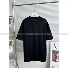 Women's T Shirts 2024 Summer Niche Design Letter Print Loose Short Sleeve T-Shirt Top