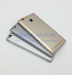 Frames For Xiaomi Redmi 3S / Redmi 3 Pro Back Battery Door Cover Housing + Camera Glass Lens + Power Volume Button Replacement Parts