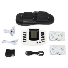 Accessories 16 Electrodes Unit Physiotherapy Massager Set Muscle Relax Stimulator Digital Therapy Machine Slippers Gloves Wristband Socks