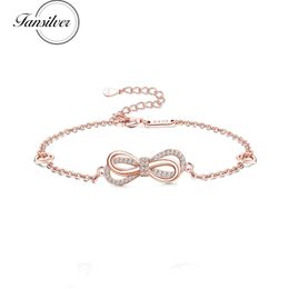 925 Sterling Silver Anklet Bracelet for Women Cubic Zirconia Charm Anklet Adjustable Boho Beach Foot Jewellery Gift Wholesale 240419