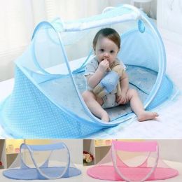 Netting ZK40 Portable Foldable Baby Newborn Sleeping Bed Travel Baby Mosquito Net Travel Tent Baby Zipper Mosquito Net