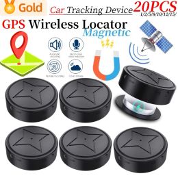 Accessories 1~20PCS Mini GPS Car Tracker Device GSM GPS Wireless Locator Portable Positioner Antitheft Strong Magnetic Adsorption Trackers