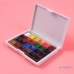 Storage Bottles Portable Plastic Multi-Function Painting Box Empty Watercolor Palette Oil Acrylic Gouache Paint Packaging