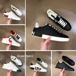 Designers Casual Shoes Men D Sneakers Luxury brand Real leather Calfskin Nappa Lace-Up Fashion Comfort Trainers with box Size 38-46