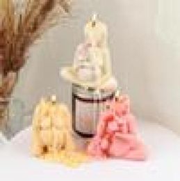 Craft Tools Pregnant Mother Figurine Woman In bor Birth To A Child Silicone Candle Mould Soap Aroma MouldCraft CraftCraft2962862