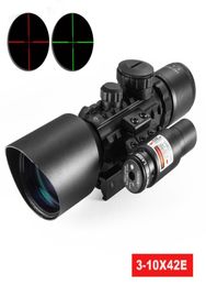 310X42E M9C Red Dot Sight Widefield Riflescope Birdwatching Seismic And Night Vision Rifle Scope for Hunting2414060
