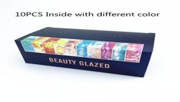 Cosmetics Gift Box 10 In 1 Set 9 Color Pallete Makeup Eyeshadow Palette Shimmer Matte Eye Shadow6352041