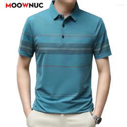 Men's Polos Summer T Shirt Tee Clothing Tops Fashion Polo Male Short Sleeve Casual High-Quality Men Business Hombre Menswear Fit