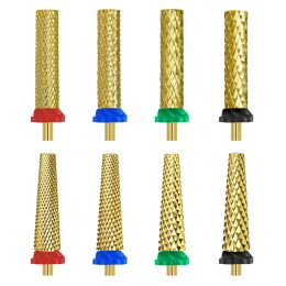 Bits Super Long Barrel Cone Carbide Tungsten Steel Nail Drill Bit Milling Cutter For Manicure Sharp Removal Nail Gel Grinding Head