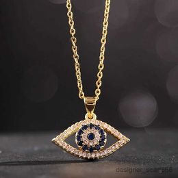 Pendant Necklaces Fashion Classic Beautiful Devil Blue Eye Necklace Personality Innovative Design Ghost Eye Lucky Guardian Wild Pendant Gift