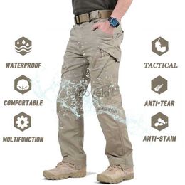 Men's Pants IX9 City Military Tactical Pants Men SWAT Combat Army Pants Casual Men Hiking Pants Outdoors Trousers Cargo Waterproof Pants d240425