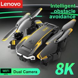 Drones Lenovo 8K Drone Dual Camera Professional HD Aerial Photography Intelligent Obstacle Avoidance Quadcopter GPS RC Distance 5000M