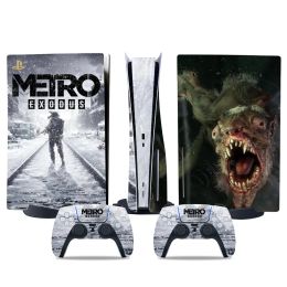 Stickers Metro exodus for PS5 Digital Decal Skin Vinyl Sticker For PS5 Digital Controller ps5 Console Cover