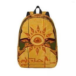 Backpack Laptop Unique Egyptian And Hieroglyph School Bag Durable Student Boy Girl Travel