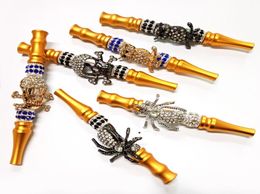 Fashion Handmade Animal Jewellery Alloy Hookah Mouth Tips Shisha Chicha Philtre Tip Hookah Mouthpiece Mouth Tips9502862