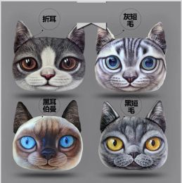 Pillow 38x 48cm Super Big Personality 3D Cat Head Cute Car And Livingroom Sofa Cushion Office Nap Pillow With Core Festival Gift Items