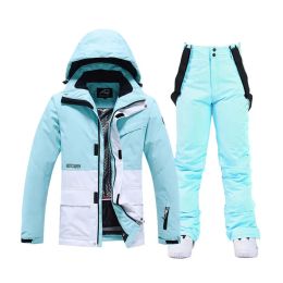 Jackets Men's and Women's Winter Snow Suit Snowboarding Clothing Skiing 10k Waterproof Windproof Ice Coat Winter Jackets or Pants SK104