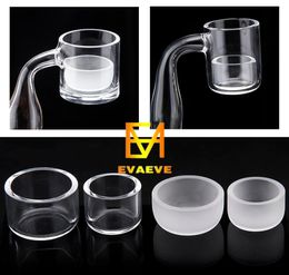 Quartz Insert Bowl Smoke 20mm 25mm 26mm Clear Frosted Flat Thermal Skillet For Top Domeless Nail8703906