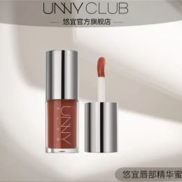 Lipstick UNNYCLUB Mirror Lip Glaze Lasting Nonstick Cup Water Light Liquid Lipstick Fade Lip Lines Fall and Winter Natural Lip Makeup