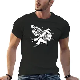 Men's Polos Jiu Jitsu Skeleton Armbar T-Shirt Aesthetic Clothing Graphics T-shirts