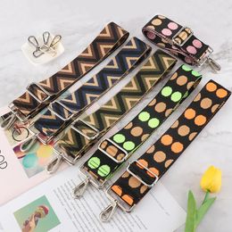 5cm Widening Shoulder Strap Adjustable Bag Straps Nylon Thickening Replacement Colourful Accessories Crossbody Backpack Belt 240420