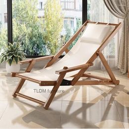 Camp Furniture Living Room Recliner Beach Chair Unique Sun Loungers Armrest Adults Relax Single Sillas De Playa Balcony Furnitures
