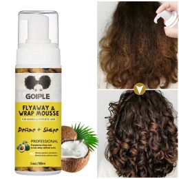 Products 100ML Small Size Natural Hair Styling Foam for Curls Wigs Locs Edges Organic Hair Mousse for Curly Hair