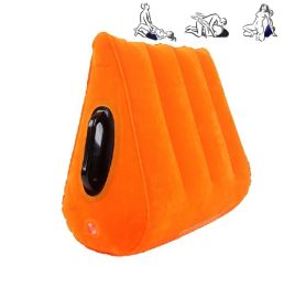 Pillow Multifunctional Pillow Body Pillow Inflatable Cushion Positions Support Air Cushion Triangular Pillow with Pillowcases Inflator