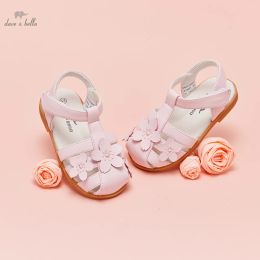 Boots DB2222602 Dave Bella summer fashion baby girls floral appliques shoes cute children girl brand shoes