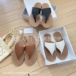 slide miui chenel sandals chlooe Triumphal slippers womens toe flip flops herringbone beach wearing casual flat bottomed