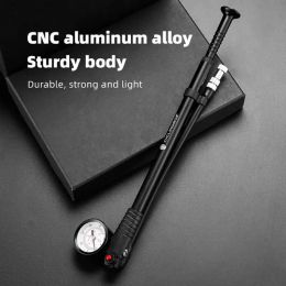 Accessories COMEA Highpressure 300PSI Bike Fork Air Pump with Barometer Gauge Rear Suspension Shock Absorber Pump Mountain Bicycle Tool