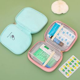 new 2024 Outdoor First Aid Kit Bag Travel Home Camping Portable Mini Medical Pouch Pill Storage Bags Emergency Survival Kitsportable mini